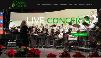 The Ozarks Chorale New Website Launch